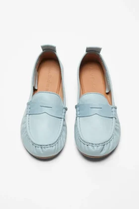 Leather loafers