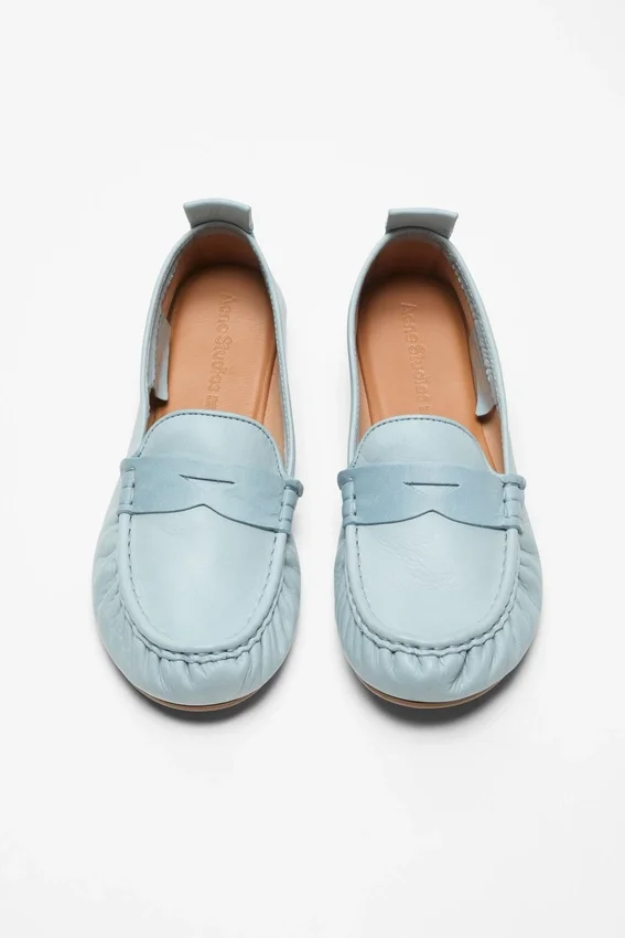 Leather loafers