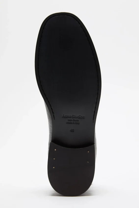 Leather loafers