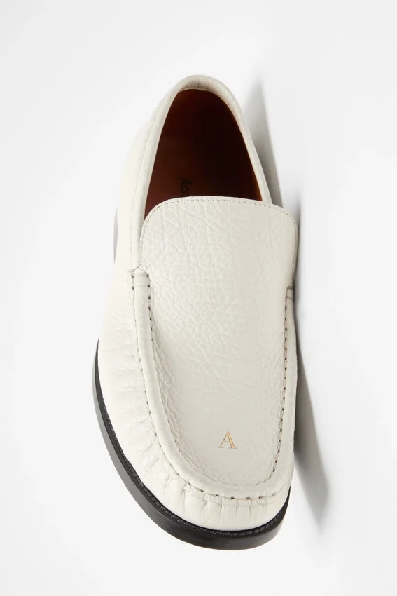 Leather loafers