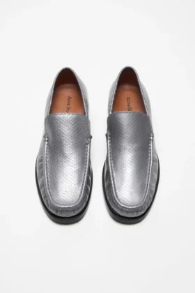 Leather loafers