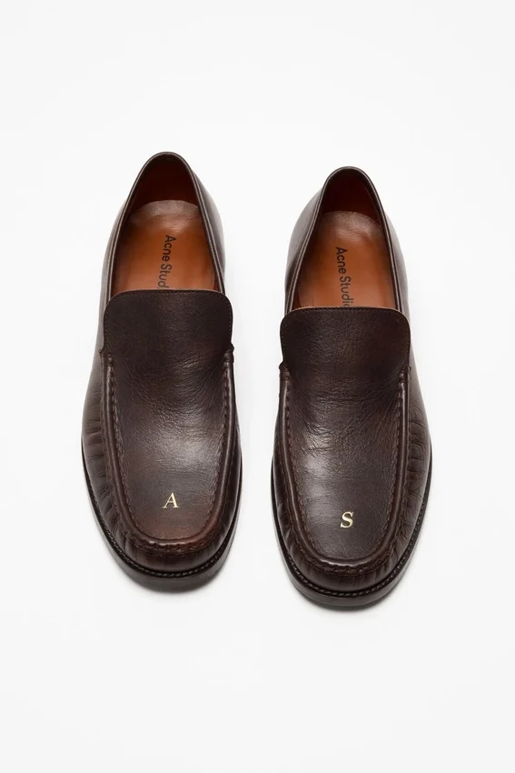 Leather loafers