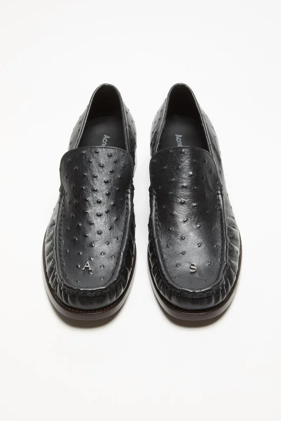 Leather loafers