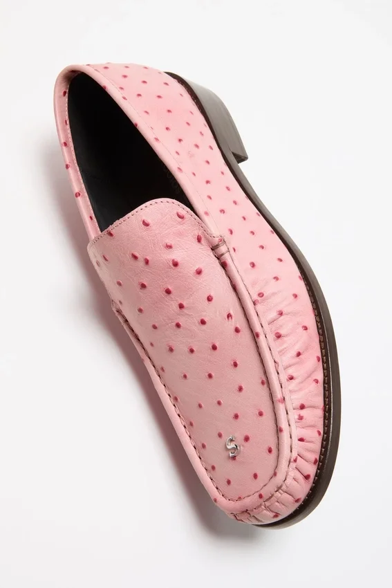 Leather loafers