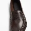 Leather loafers