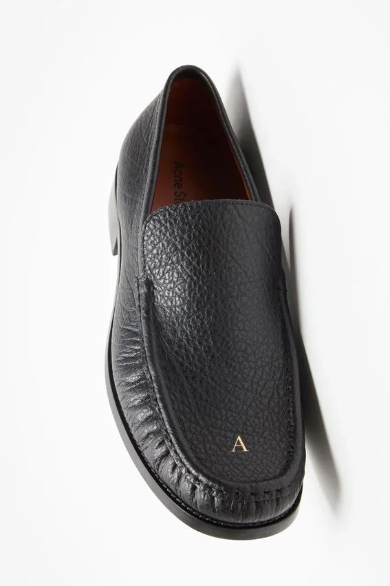 Leather loafers