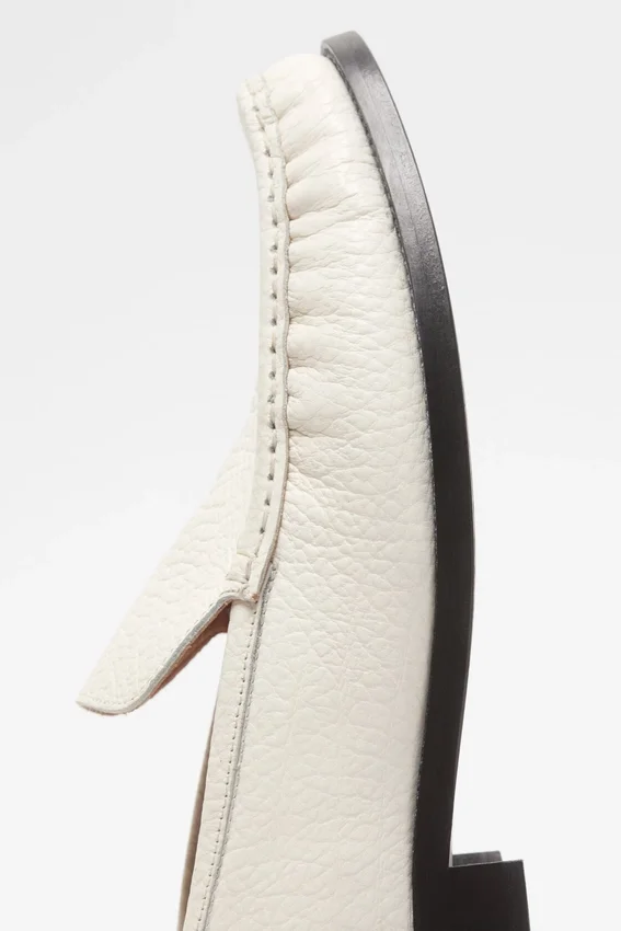Leather loafers