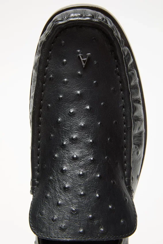 Leather loafers