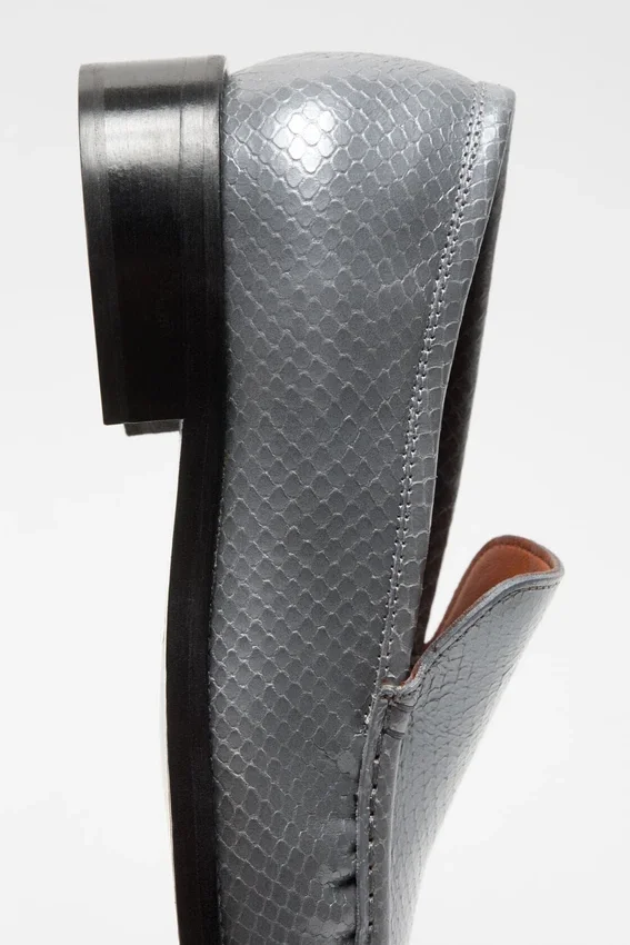 Leather loafers
