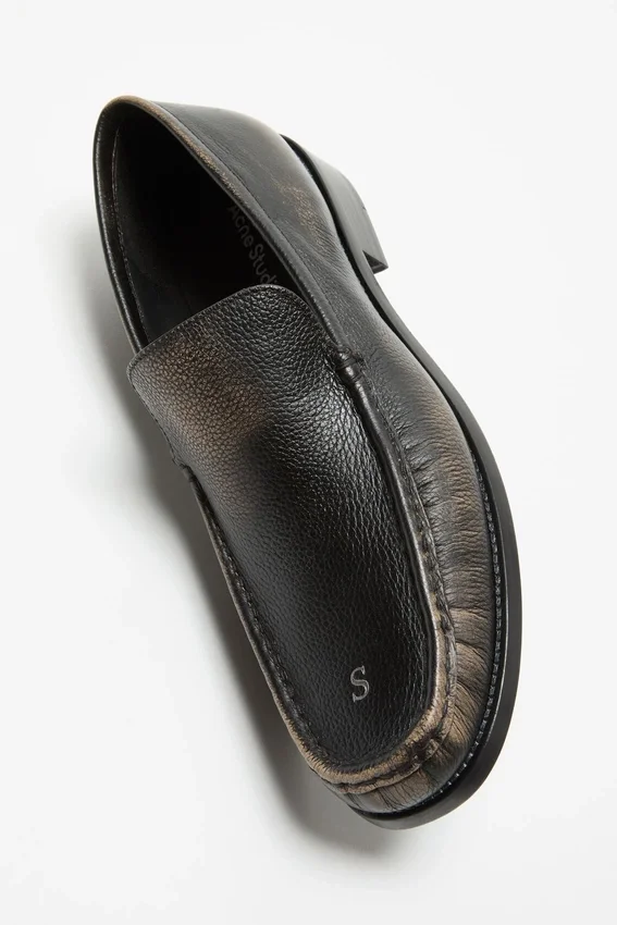Leather loafers