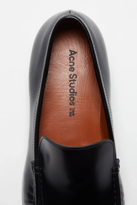 Leather loafers