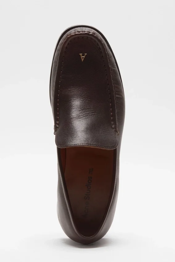 Leather loafers