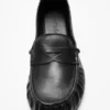 Leather loafers