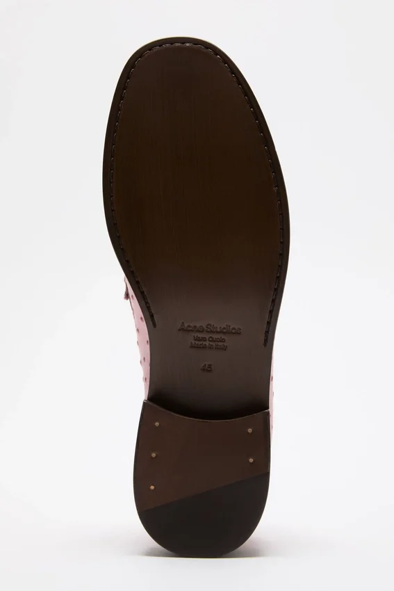 Leather loafers