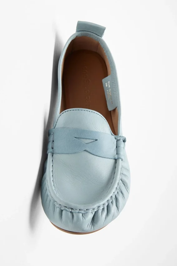 Leather loafers