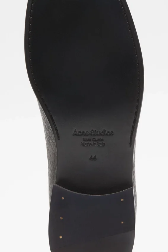Leather loafers