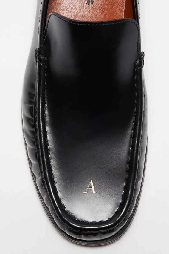 Leather loafers