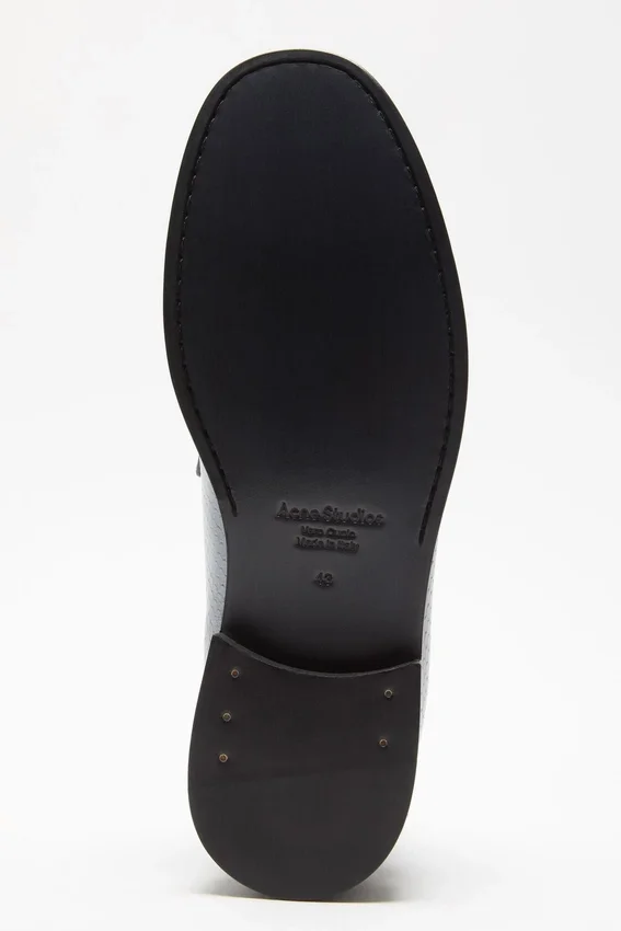 Leather loafers