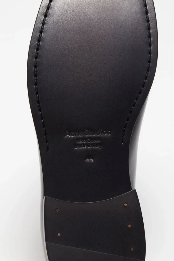 Leather loafers