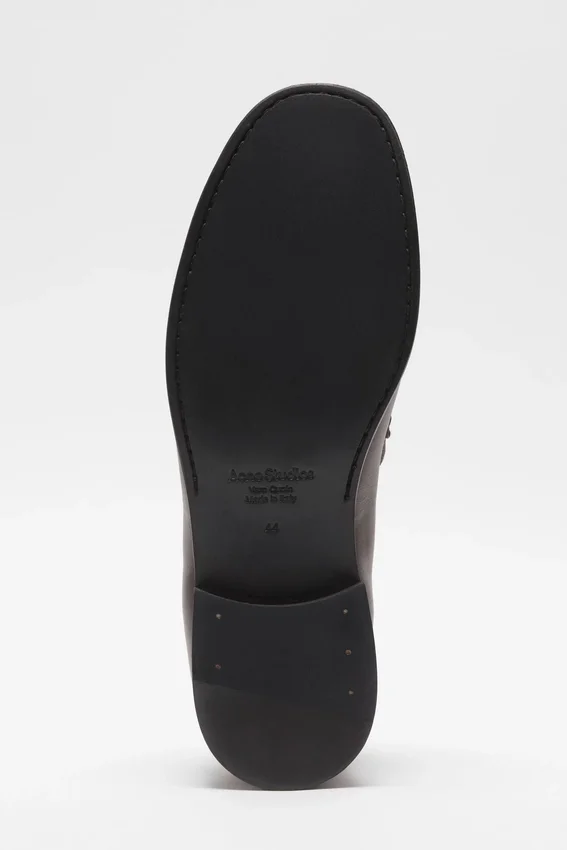 Leather loafers