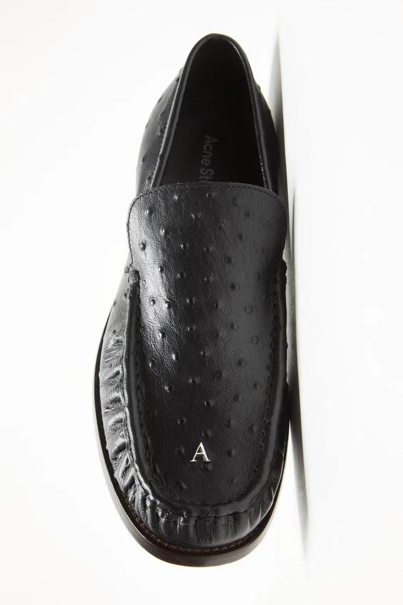 Leather loafers