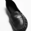 Leather loafers