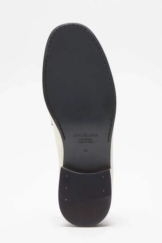 Leather loafers