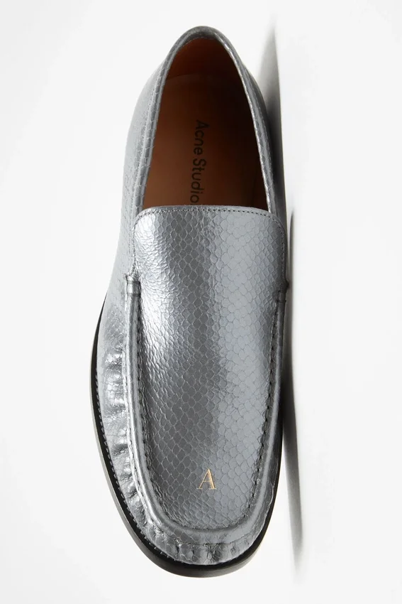 Leather loafers