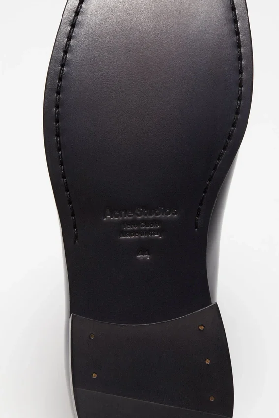 Leather loafers