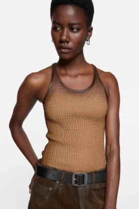 Leather tanktop