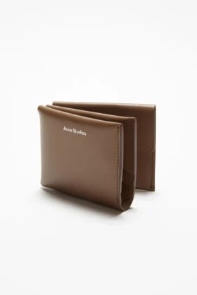 Leather trifold wallet