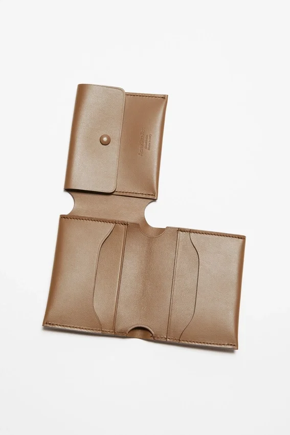 Leather trifold wallet