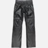 Leather trousers - regular fit