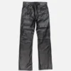 Leather trousers - regular fit