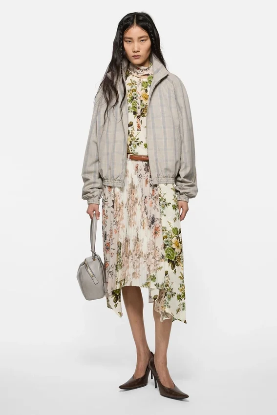 Lightweight check jacket