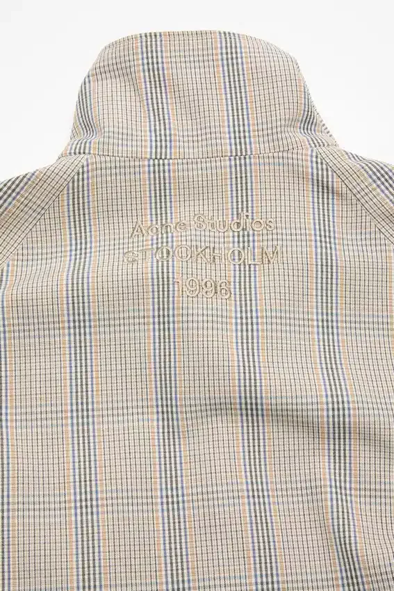 Lightweight check jacket