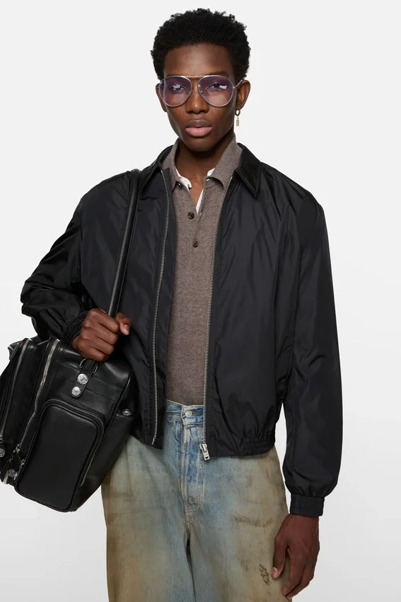 Lightweight nylon jacket