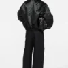 Logo bomber jacket