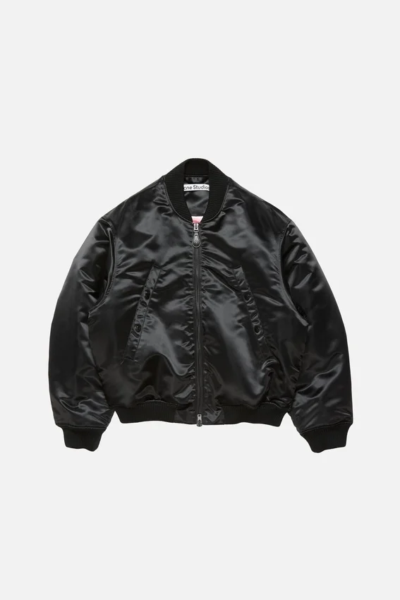 Logo bomber jacket