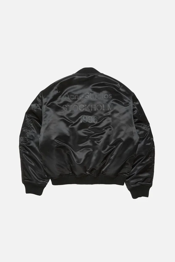 Logo bomber jacket