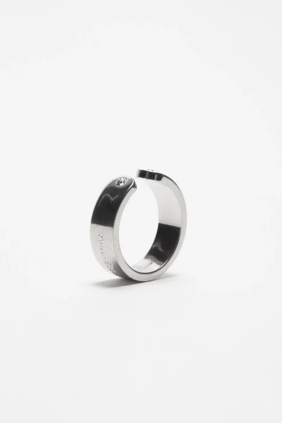 Logo cuff ring