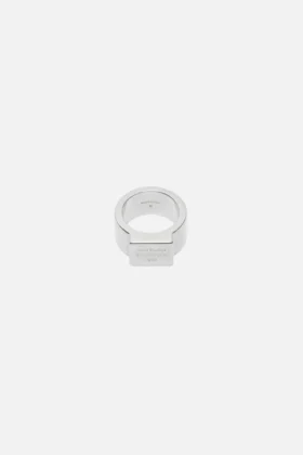 Logo engraved signet ring