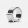 Logo engraved signet ring