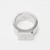Logo engraved signet ring