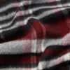 Logo scarf with fringe