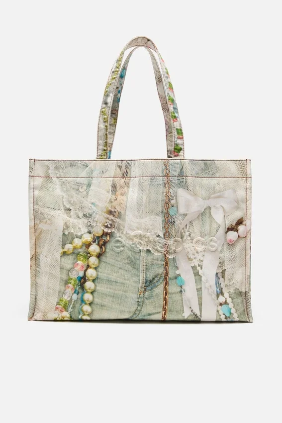 Logo Shoulder Tote Bag
