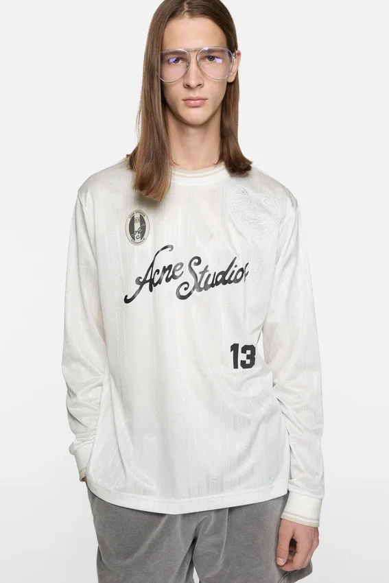 Logo sports jersey top