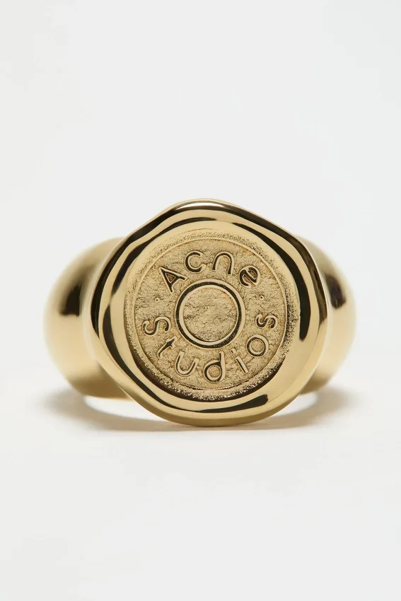 Logo stamp ring