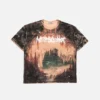 Logo t-shirt with rhinestones