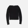 Logo tape knit jumper